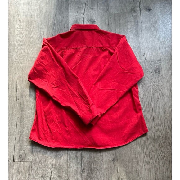 Vintage Cast Exclusive The Walt Disney Company Button Down Shirt Women’s XL Red - Picture 4 of 6